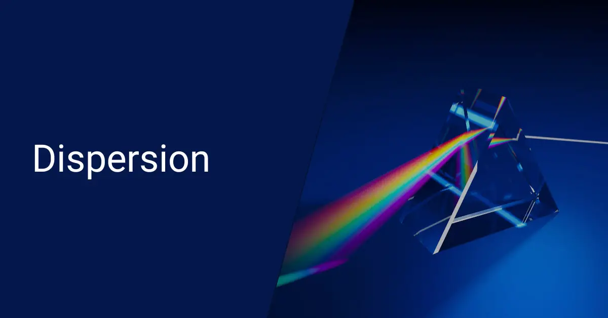 Dispersion in optical fiber