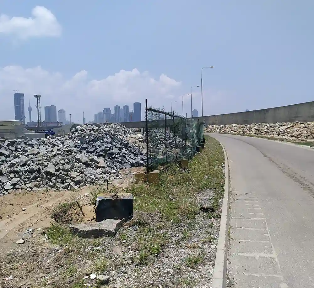 Fiber optic construction site