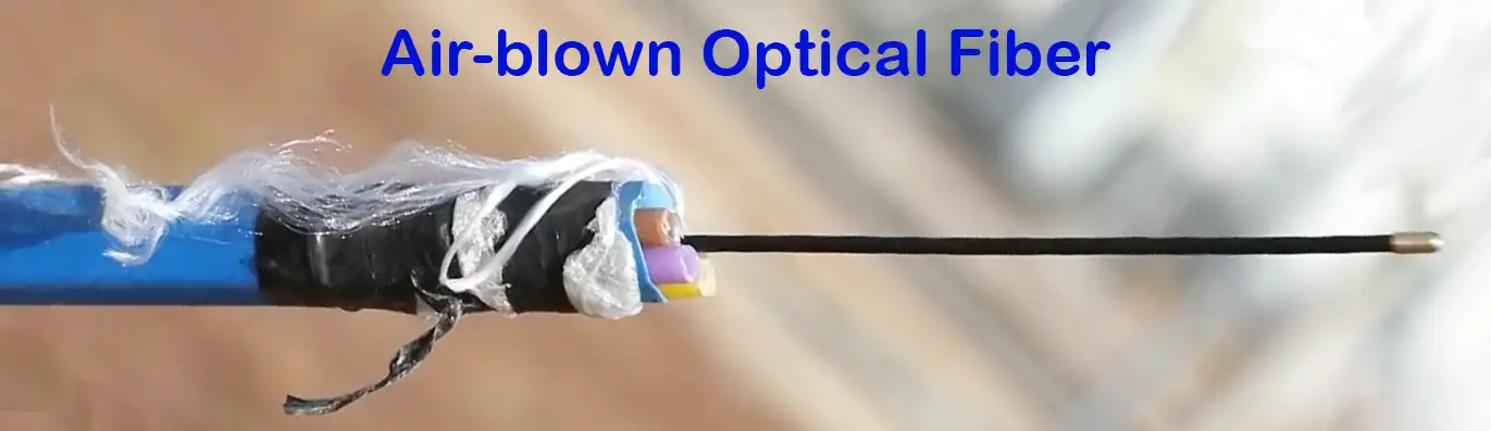 Air-blown optical fiber cable