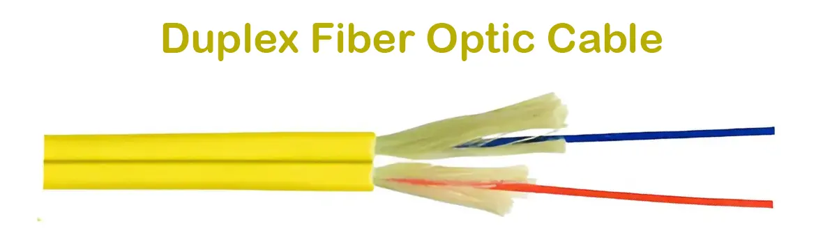 Duplex fiber optic cable