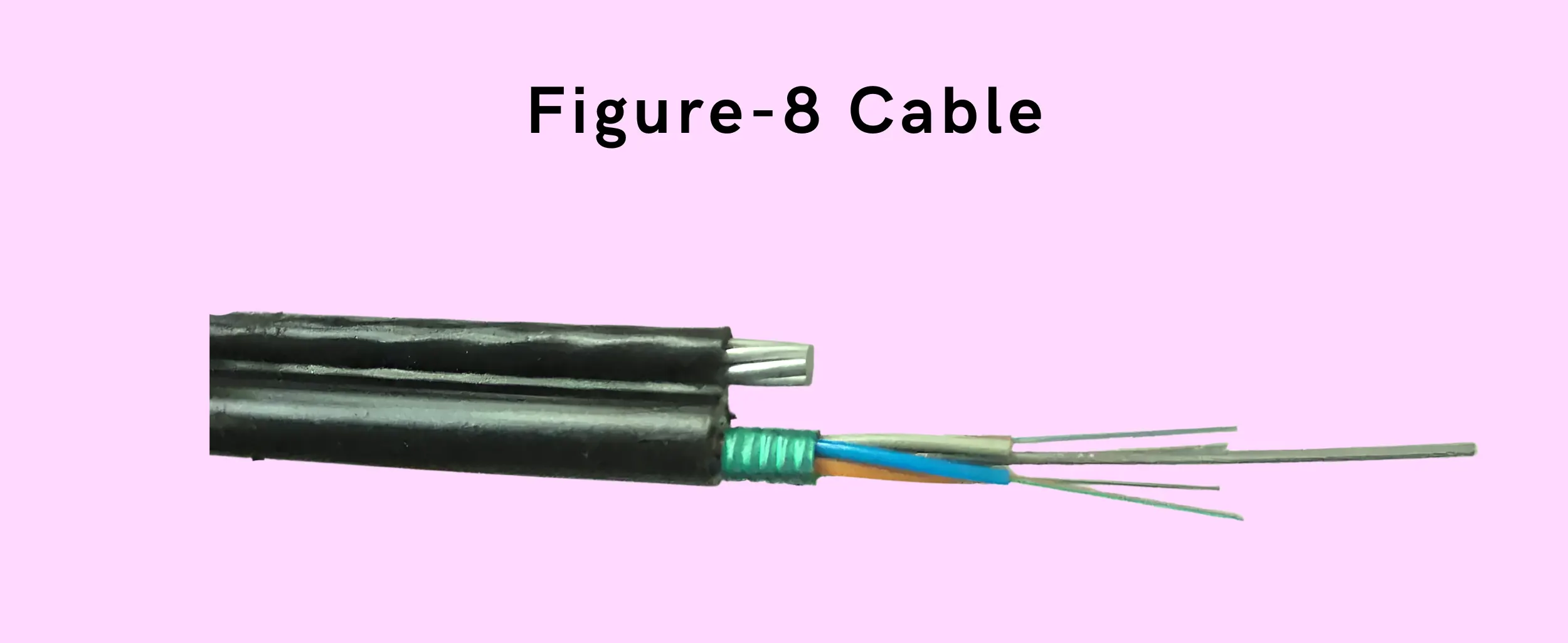 Fiber optic figure-8 aerial cable