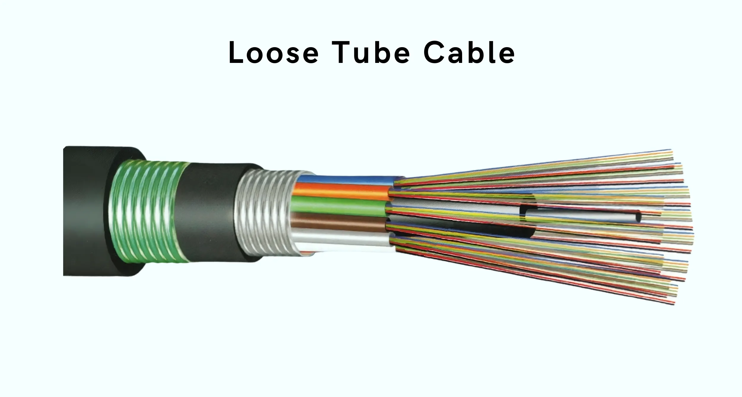 Fiber optic loose tube cable