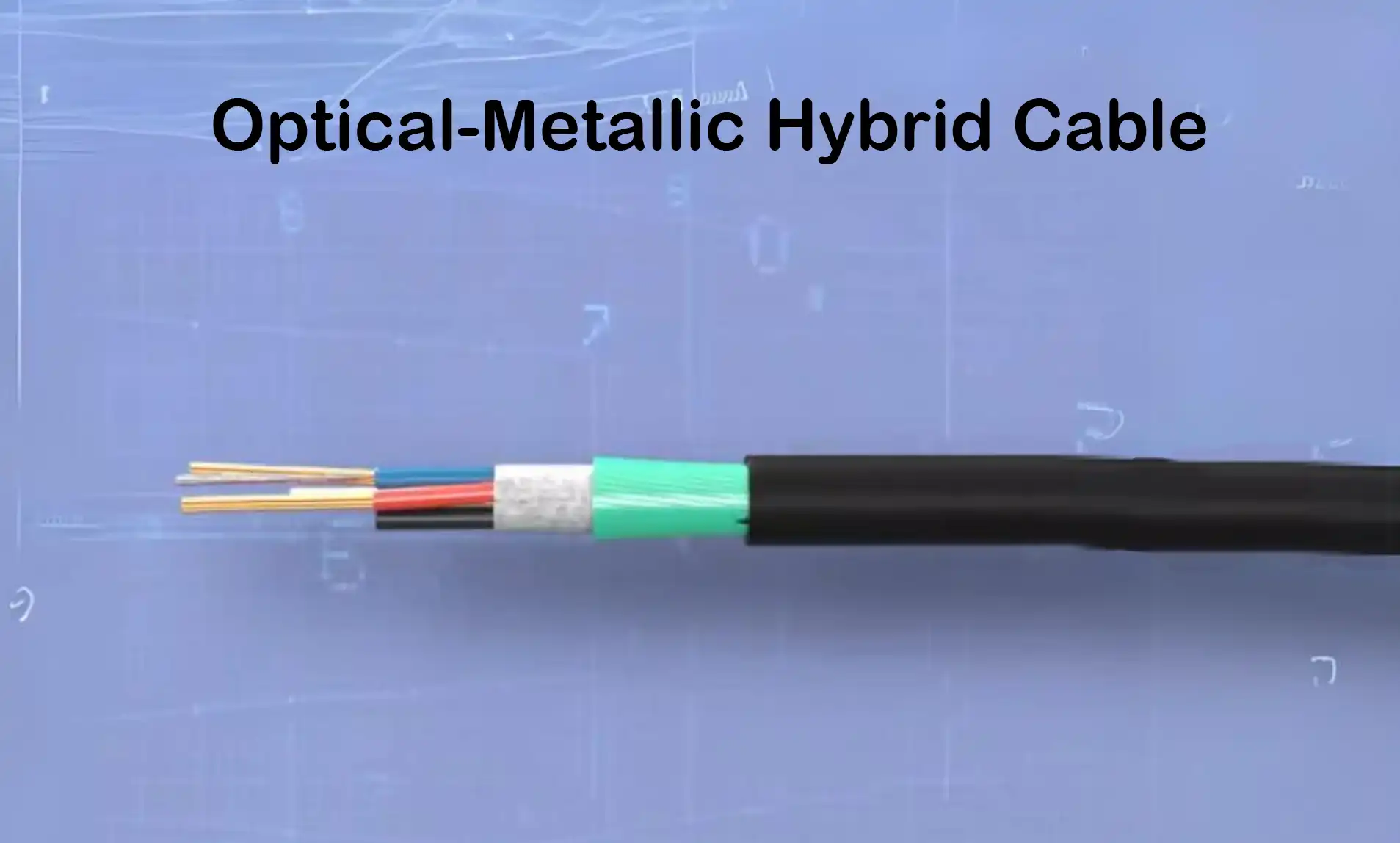 Optical metallic hybrid cable