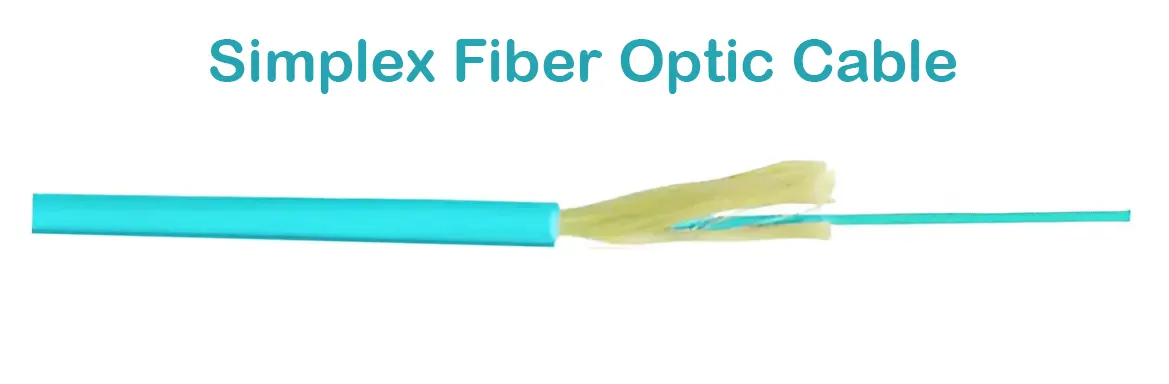 Simplex fiber optic cable