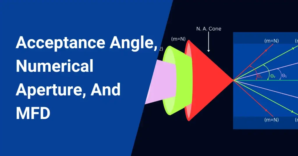 Acceptance Angle, Numerical Aperture, and MFD